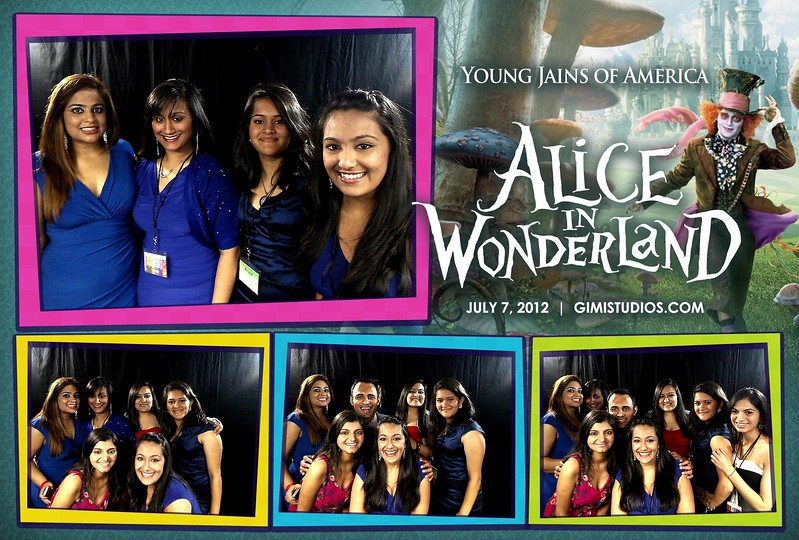 Alice In Wonderland Formal Photobooth at YJA 2012 in Tampa
