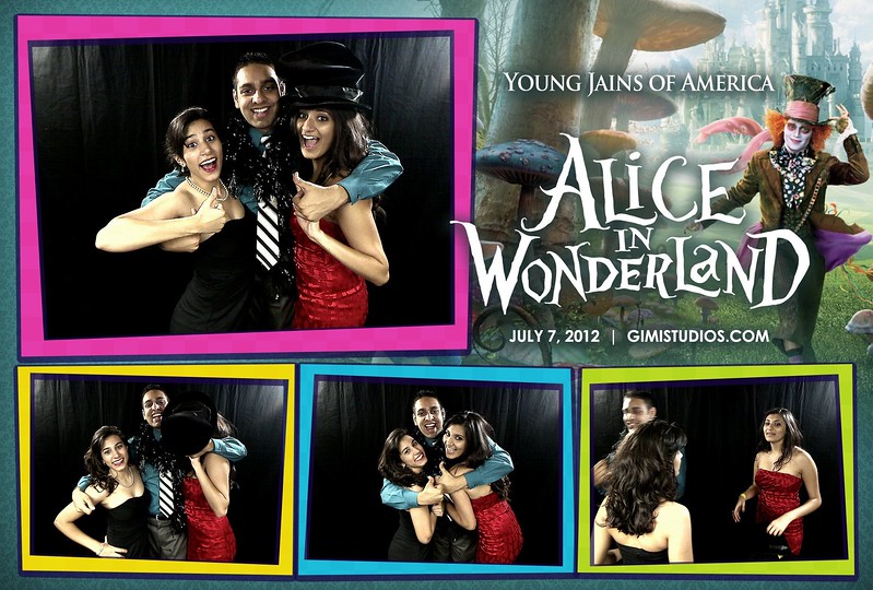 Alice In Wonderland Formal Photobooth at YJA 2012 in Tampa