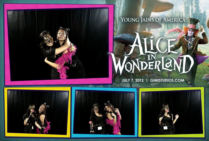 Alice In Wonderland Formal Photobooth at YJA 2012 in Tampa