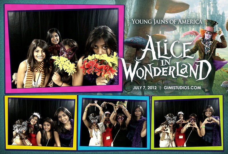 Alice In Wonderland Formal Photobooth at YJA 2012 in Tampa