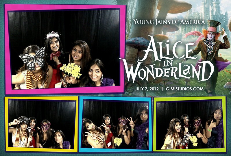 Alice In Wonderland Formal Photobooth at YJA 2012 in Tampa