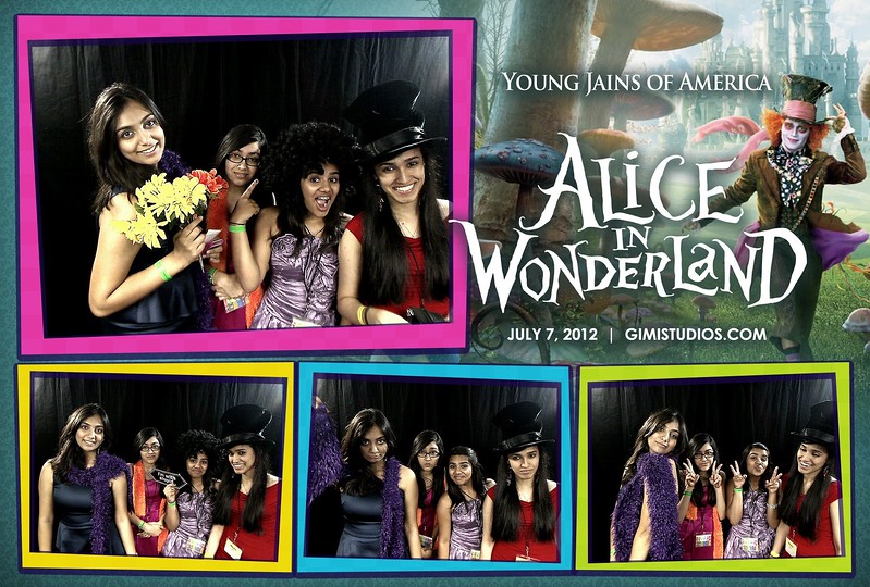Alice In Wonderland Formal Photobooth at YJA 2012 in Tampa