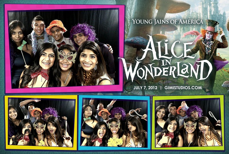 Alice In Wonderland Formal Photobooth at YJA 2012 in Tampa