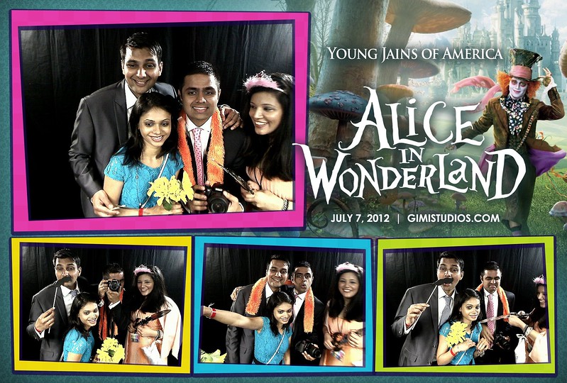 Alice In Wonderland Formal Photobooth at YJA 2012 in Tampa