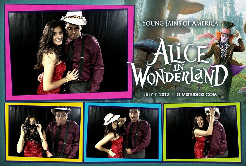 Alice In Wonderland Formal Photobooth at YJA 2012 in Tampa