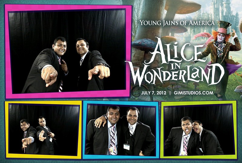 Alice In Wonderland Formal Photobooth at YJA 2012 in Tampa