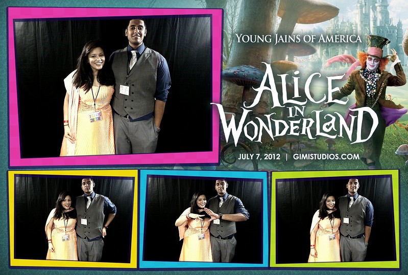 Alice In Wonderland Formal Photobooth at YJA 2012 in Tampa