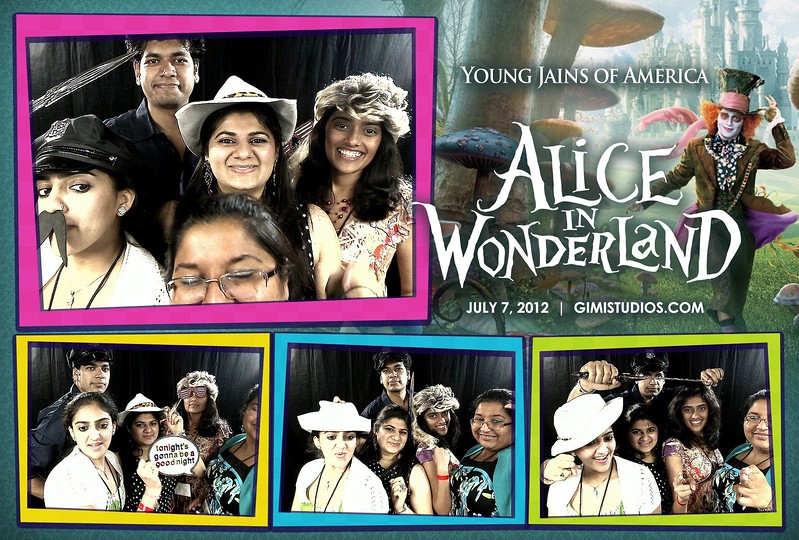 Alice In Wonderland Formal Photobooth at YJA 2012 in Tampa
