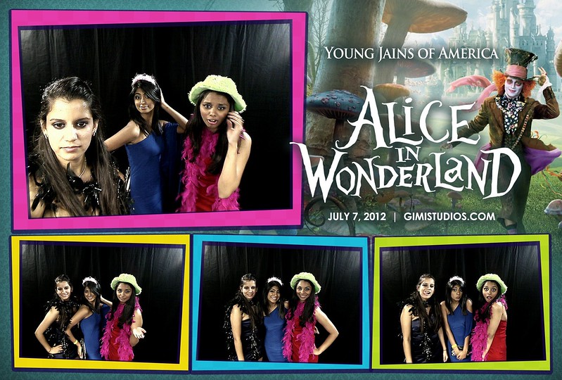 Alice In Wonderland Formal Photobooth at YJA 2012 in Tampa