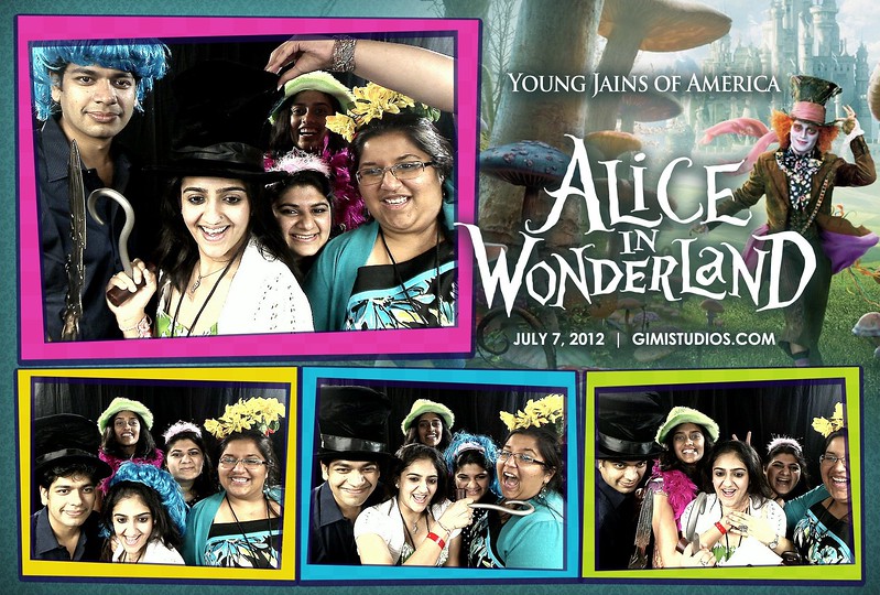 Alice In Wonderland Formal Photobooth at YJA 2012 in Tampa