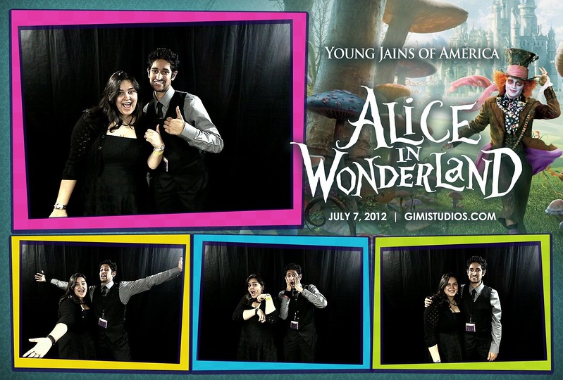 Alice In Wonderland Formal Photobooth at YJA 2012 in Tampa