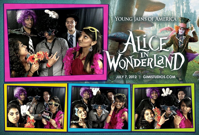Alice In Wonderland Formal Photobooth at YJA 2012 in Tampa
