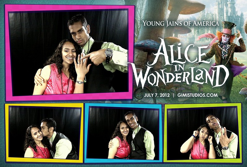 Alice In Wonderland Formal Photobooth at YJA 2012 in Tampa