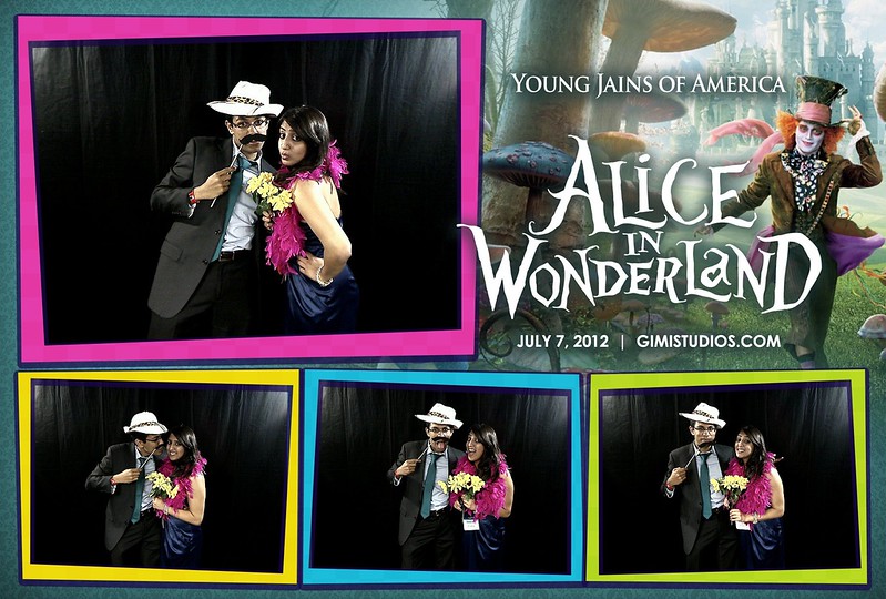 Alice In Wonderland Formal Photobooth at YJA 2012 in Tampa