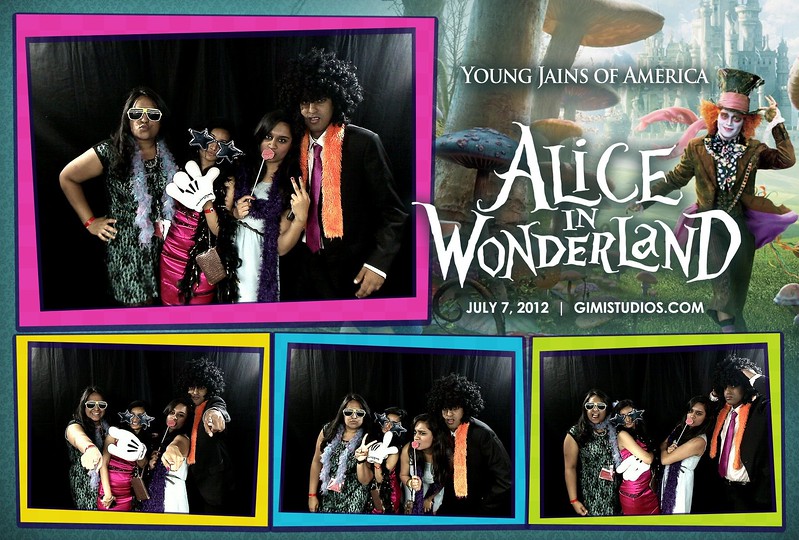 Alice In Wonderland Formal Photobooth at YJA 2012 in Tampa