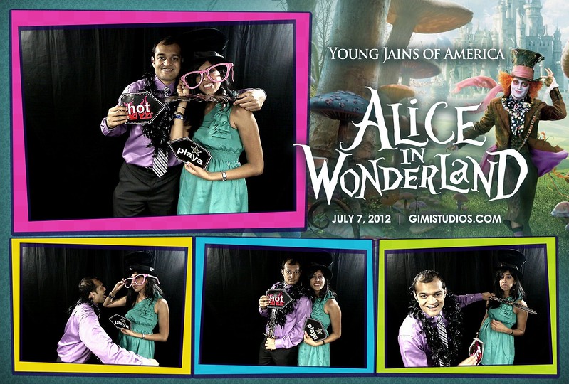 Alice In Wonderland Formal Photobooth at YJA 2012 in Tampa