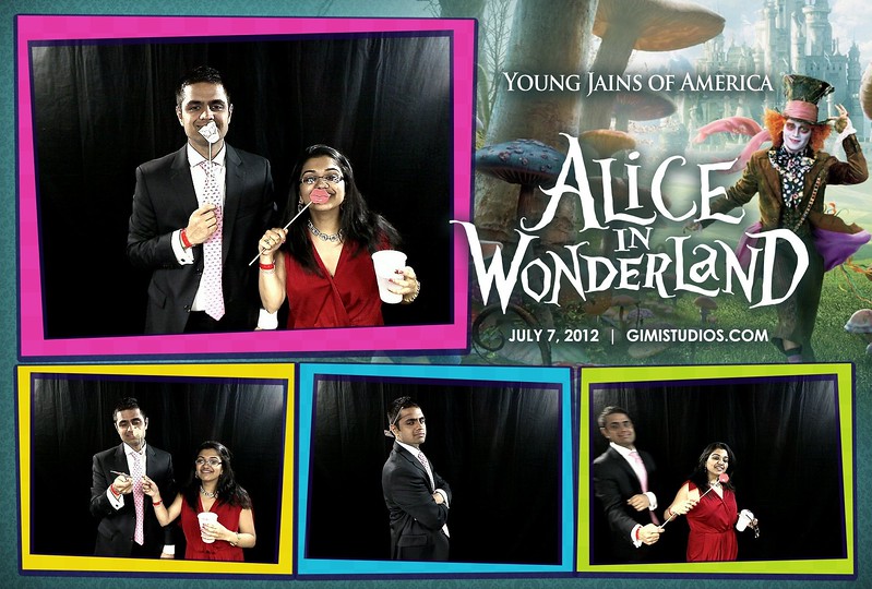 Alice In Wonderland Formal Photobooth at YJA 2012 in Tampa