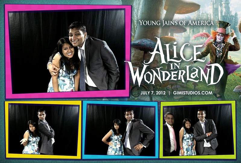 Alice In Wonderland Formal Photobooth at YJA 2012 in Tampa