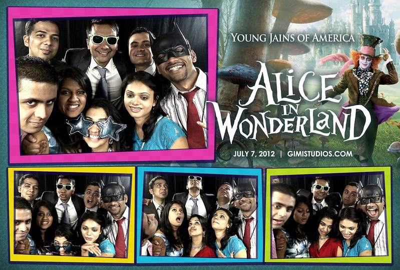 Alice In Wonderland Formal Photobooth at YJA 2012 in Tampa
