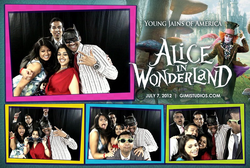 Alice In Wonderland Formal Photobooth at YJA 2012 in Tampa
