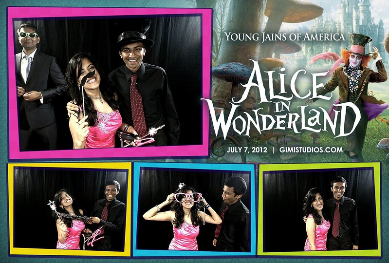Alice In Wonderland Formal Photobooth at YJA 2012 in Tampa