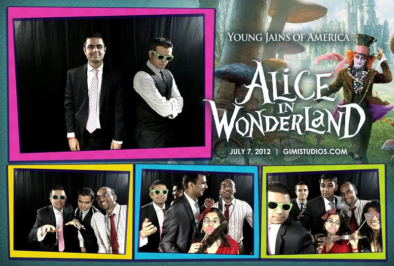 Alice In Wonderland Formal Photobooth at YJA 2012 in Tampa