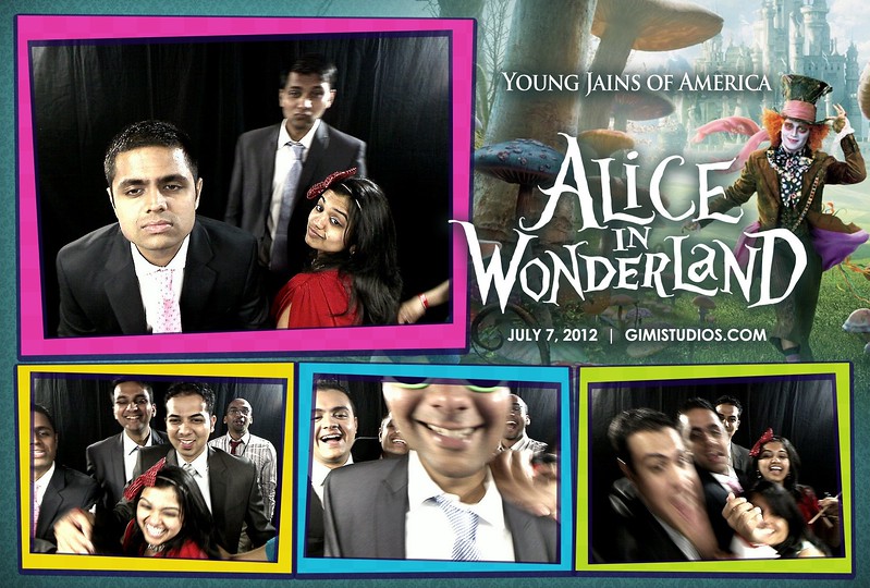 Alice In Wonderland Formal Photobooth at YJA 2012 in Tampa