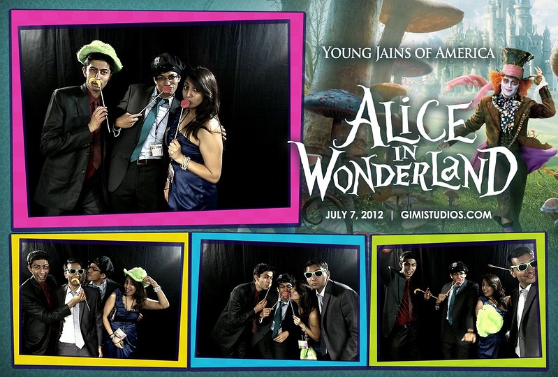 Alice In Wonderland Formal Photobooth at YJA 2012 in Tampa