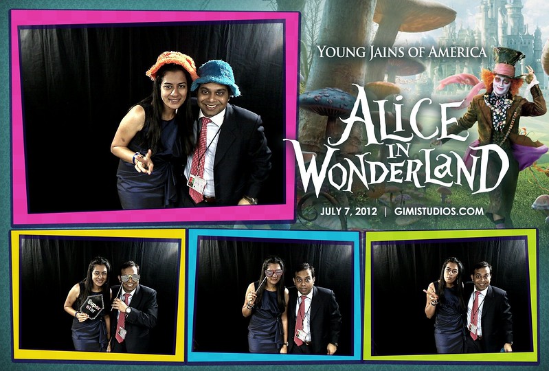 Alice In Wonderland Formal Photobooth at YJA 2012 in Tampa
