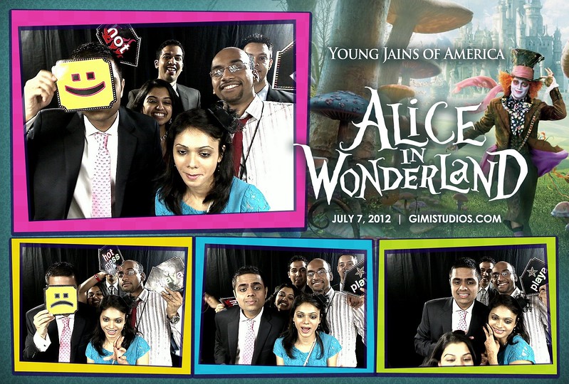 Alice In Wonderland Formal Photobooth at YJA 2012 in Tampa