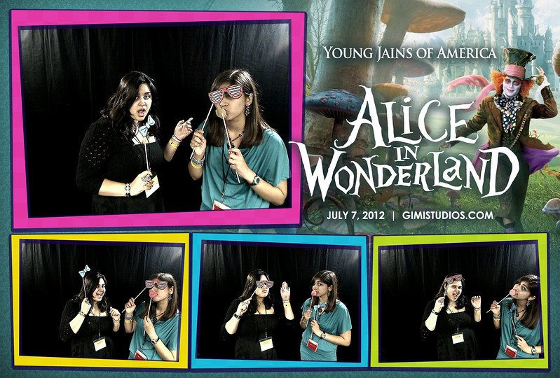 Alice In Wonderland Formal Photobooth at YJA 2012 in Tampa