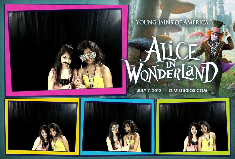 Alice In Wonderland Formal Photobooth at YJA 2012 in Tampa