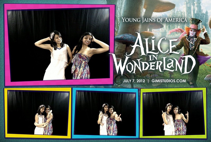 Alice In Wonderland Formal Photobooth at YJA 2012 in Tampa