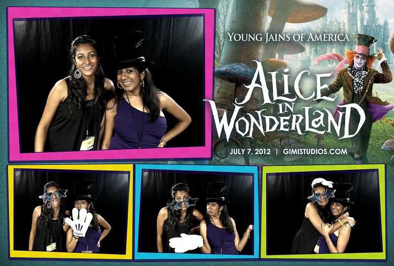 Alice In Wonderland Formal Photobooth at YJA 2012 in Tampa