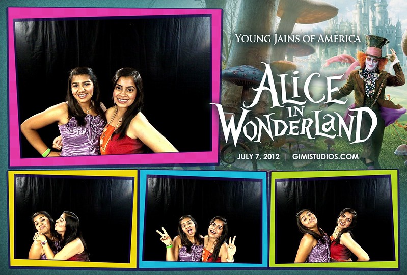 Alice In Wonderland Formal Photobooth at YJA 2012 in Tampa