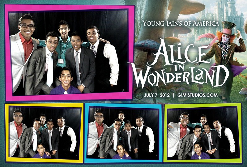 Alice In Wonderland Formal Photobooth at YJA 2012 in Tampa