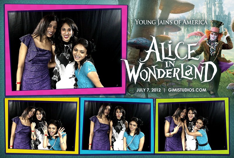 Alice In Wonderland Formal Photobooth at YJA 2012 in Tampa