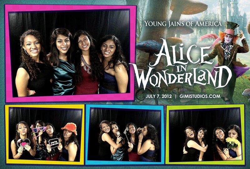 Alice In Wonderland Formal Photobooth at YJA 2012 in Tampa