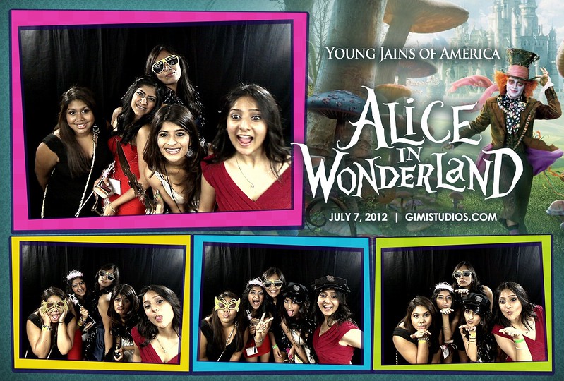 Alice In Wonderland Formal Photobooth at YJA 2012 in Tampa