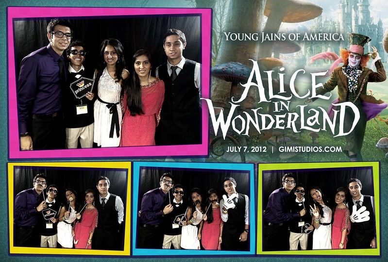 Alice In Wonderland Formal Photobooth at YJA 2012 in Tampa
