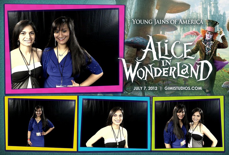 Alice In Wonderland Formal Photobooth at YJA 2012 in Tampa