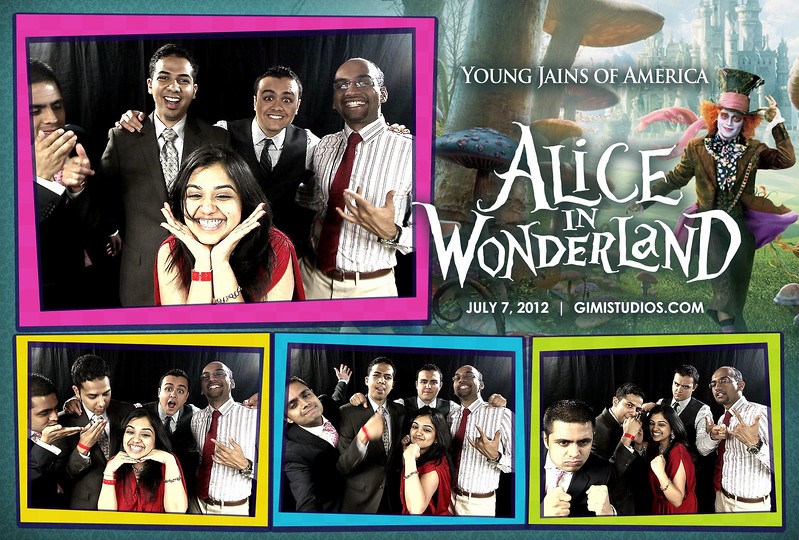 Alice In Wonderland Formal Photobooth at YJA 2012 in Tampa