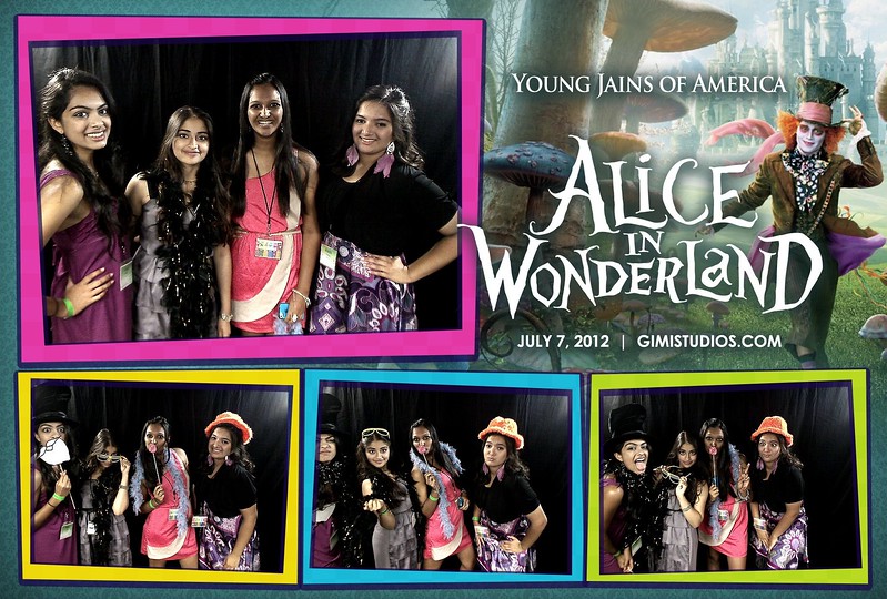 Alice In Wonderland Formal Photobooth at YJA 2012 in Tampa