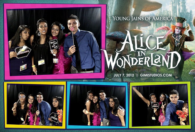 Alice In Wonderland Formal Photobooth at YJA 2012 in Tampa
