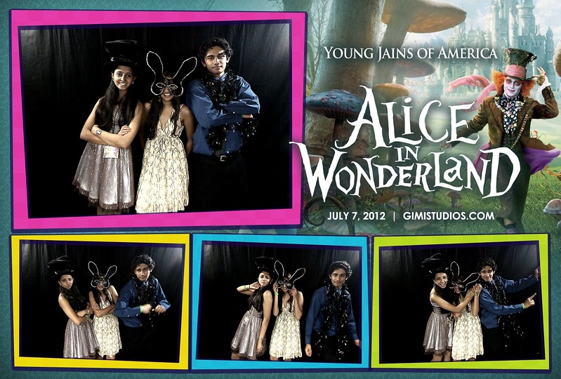 Alice In Wonderland Formal Photobooth at YJA 2012 in Tampa