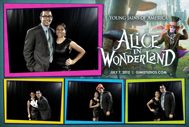 Alice In Wonderland Formal Photobooth at YJA 2012 in Tampa
