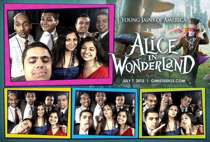 Alice In Wonderland Formal Photobooth at YJA 2012 in Tampa