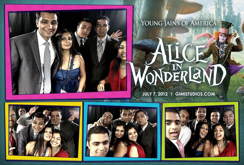Alice In Wonderland Formal Photobooth at YJA 2012 in Tampa