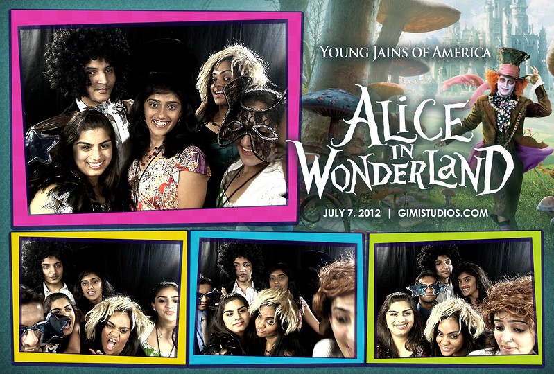 Alice In Wonderland Formal Photobooth at YJA 2012 in Tampa