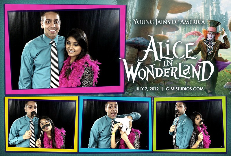 Alice In Wonderland Formal Photobooth at YJA 2012 in Tampa